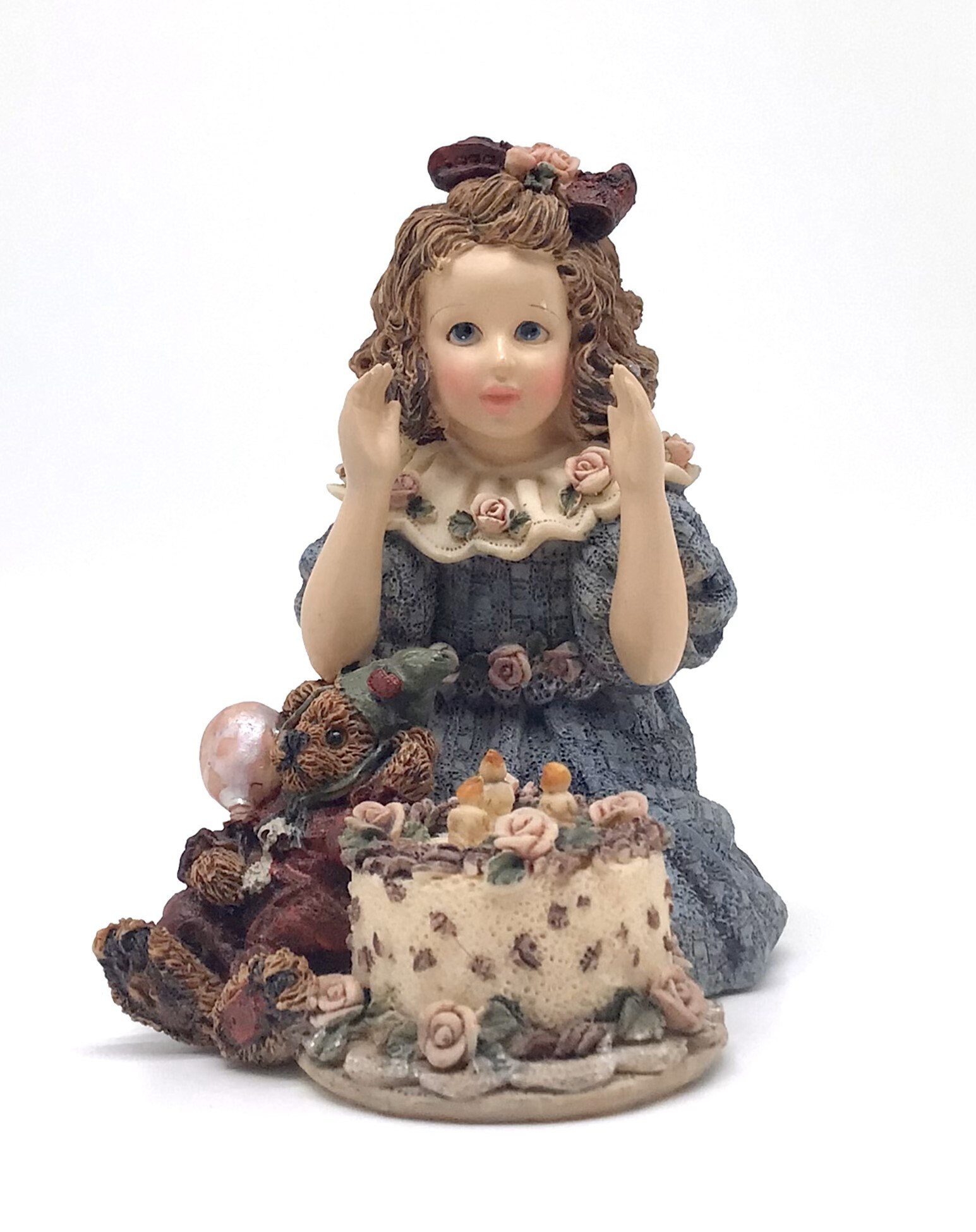 テディベア額絵 デボラ・ジョーンズ Childhood treasures テディベア絵画 デボラ・ジョーンズ作品 Deborah Jones - メルカリ