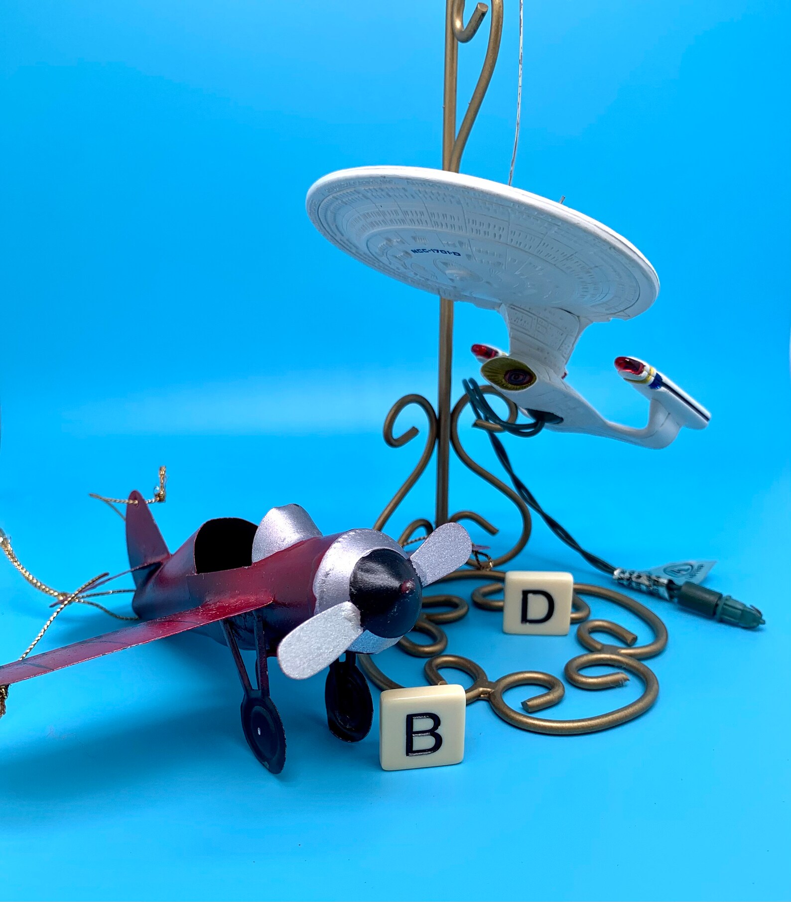 Vintage Airplane Ornaments/hallmark Santa's Flight Etsy