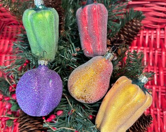 Beaded fruit 2024 christmas ornaments