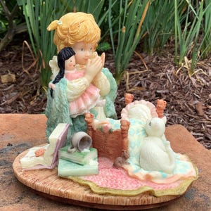 Praying Girl W Doll - Etsy