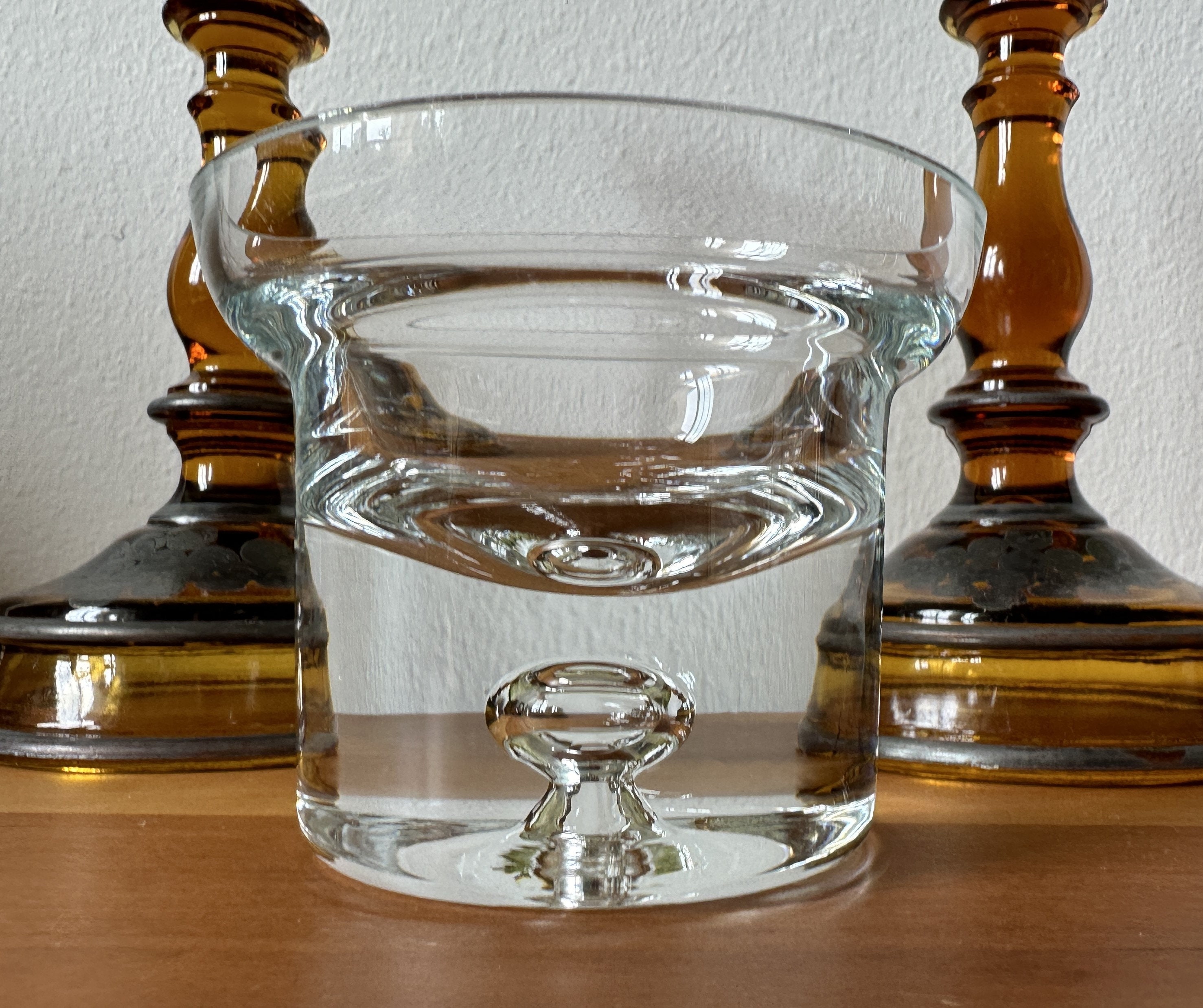 Vintage Krosno Bubble Glass: 1960s Polish Art Glass - Sold