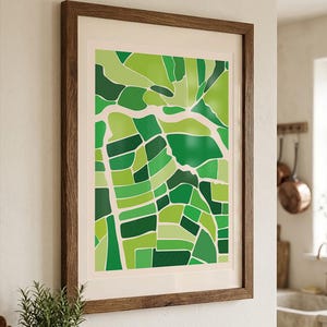 Farm Patchwork Poster