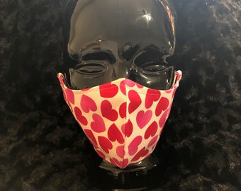 Red Washable & Reusable Surgical Style Face Masks - Made In USA - Foto 5