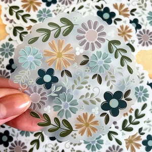 Eras floral stickers