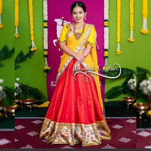 Party wear and festive wear gown with Lehanga cholilook