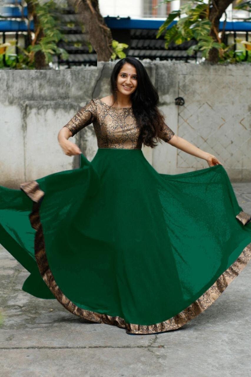 strapless open back dress Black Sequin Lehenga Rental Kerala main image 0
