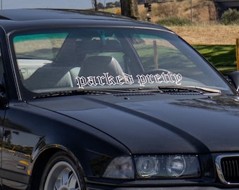 Gotische banner vinyl sticker | Voorruitbanner | Sticker