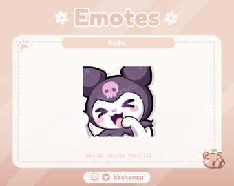 LOL Dark Plush Bunny | Twitch Discord Emotes | Twitch Graphics