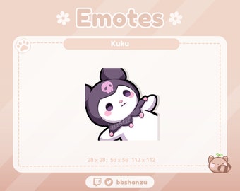 Ded Dark Plush Bunny | Twitch Discord Emotes | Twitch Graphics