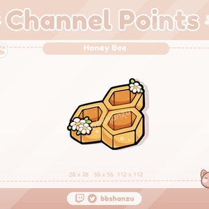 Honey Comb Twitch Channel Points | Twitch Discord Icon | Twitch Graphics