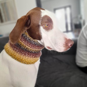 Hunde-Snood – Haustier-Snood – Windhund/Whippet-Halswärmer