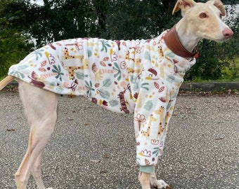 Dog Sweater -Fleece sweater for All Dogs , All Sizes - Greyhound, Whippet, Galgos