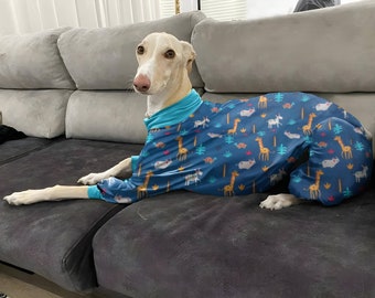 Dog Pajamas - All Sizes - Pyjamas Greyhound, Whippet - Pijamas para cualquier perro