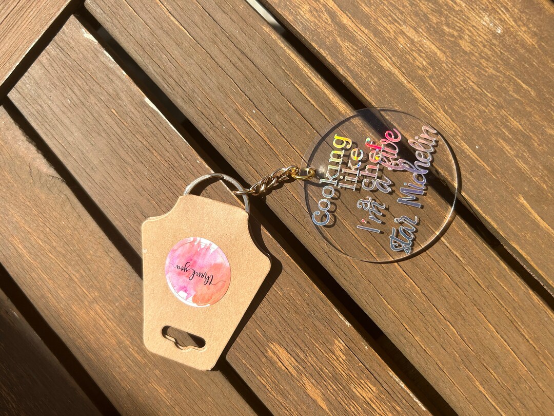 Keychain cooking Like a Chef, I'm a Five Star Michelin - Etsy