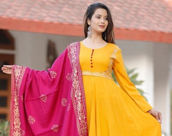 Yellow Mehndi Dress - Etsy