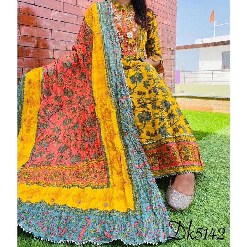 Festival Session Arrival.new Traditional Yellow Anarkali - Etsy