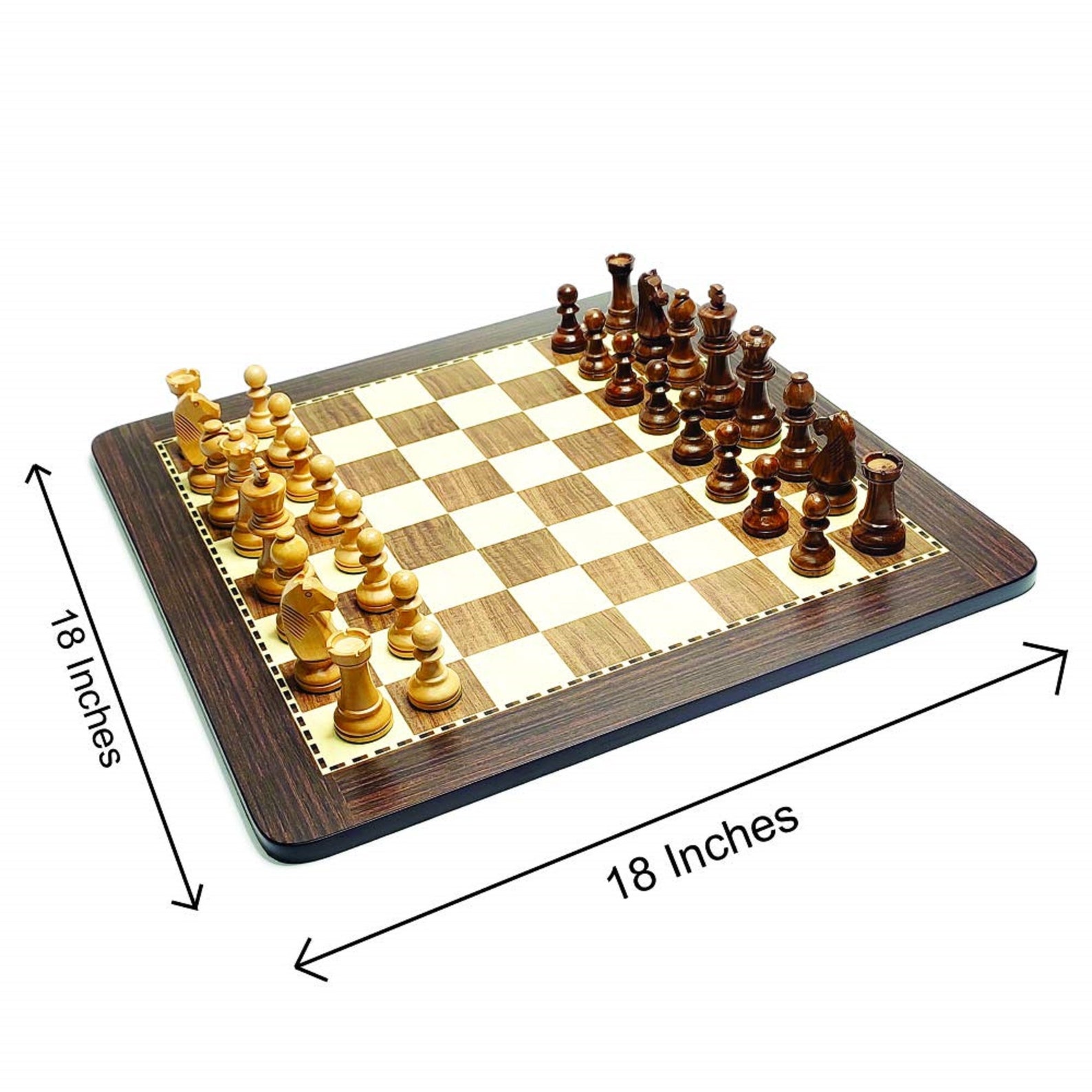 18'x18' Inches Big Size Chess Board Set.mdf Flat Etsy