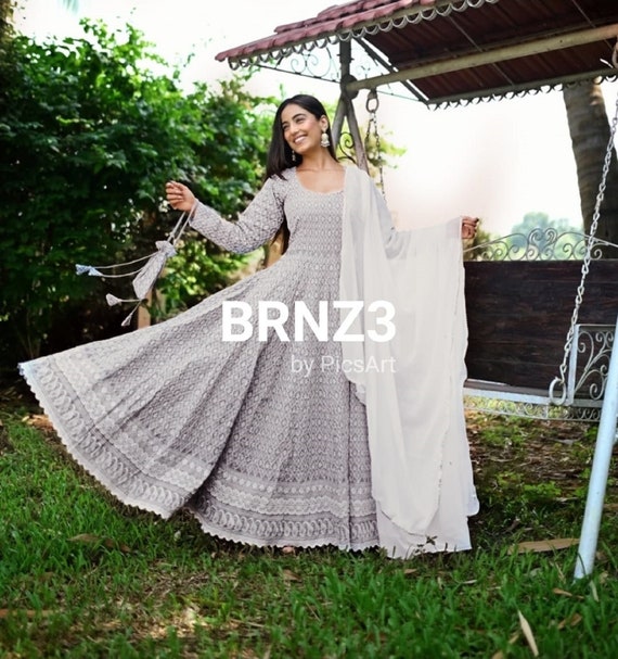 Chikan hotsell frock suit