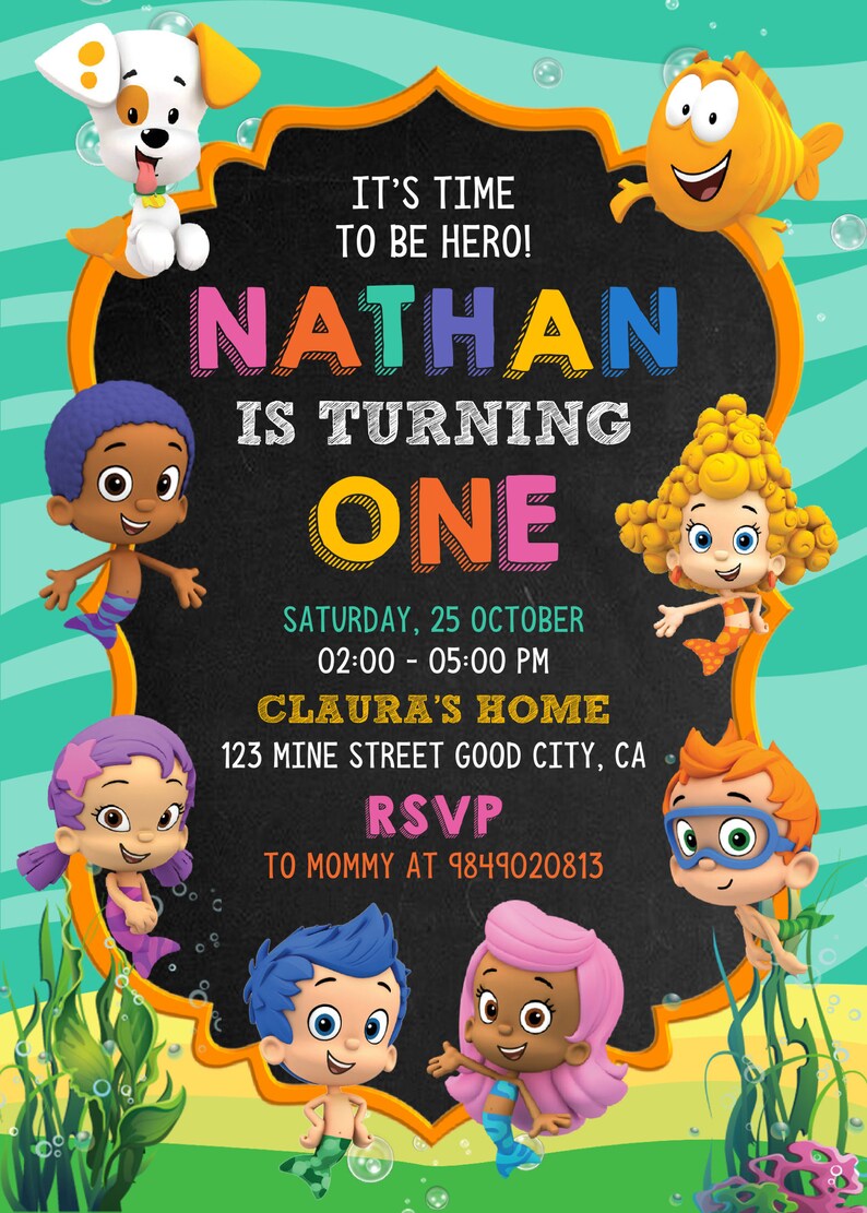 Editable Birthday Party Invitation Digital Invitation Etsy