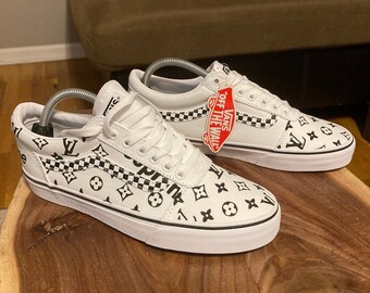 custom vans supreme