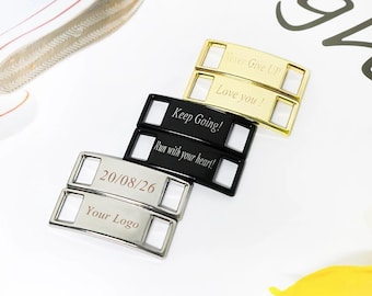Personalized Shoe Tags,Custom Shoelaces Tags,Running Shoe Tags,Customized Shoe Tag,Metal Shoe Lace Charm,Marathon Gift,Shoe Buckle,Use Logo