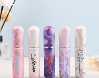 Personalized Travel Perfume Atomizer – Custom Refillable Bottle, Bridesmaid Gift