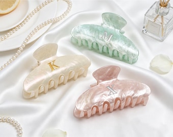 Personalized Hair Clip,Custom Engraved Name Claw Clip,Wedding Accessory, Bridesmaid Gift,Group Gift,Party Favor,Use Logo