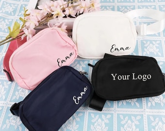 Borse da cintura personalizzate, marsupio per damigelle d'onore, regali per damigelle d'onore, borsa a tracolla, borsa per addio al nubilato, borsa a tracolla sportiva, possibilità di utilizzare il logo