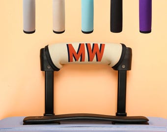 Personalized Luggage Handle Wrap: Custom Monogram Suitcase Identifier