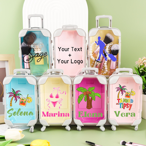 Personalized Girls trip travel mini suitcase party favors hangover recovery kit girls trip survival kit,bridal theme parties,Can Use Logo