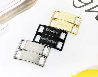 Personalized Shoe Tags,Custom Shoelaces Tags,Running Shoe Tags,Customized Shoe Tag,Metal Shoe Lace Charm,Marathon Gift,Shoe Buckle,Use Logo