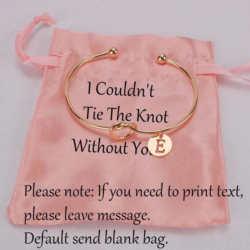 etsy tie the knot bracelet