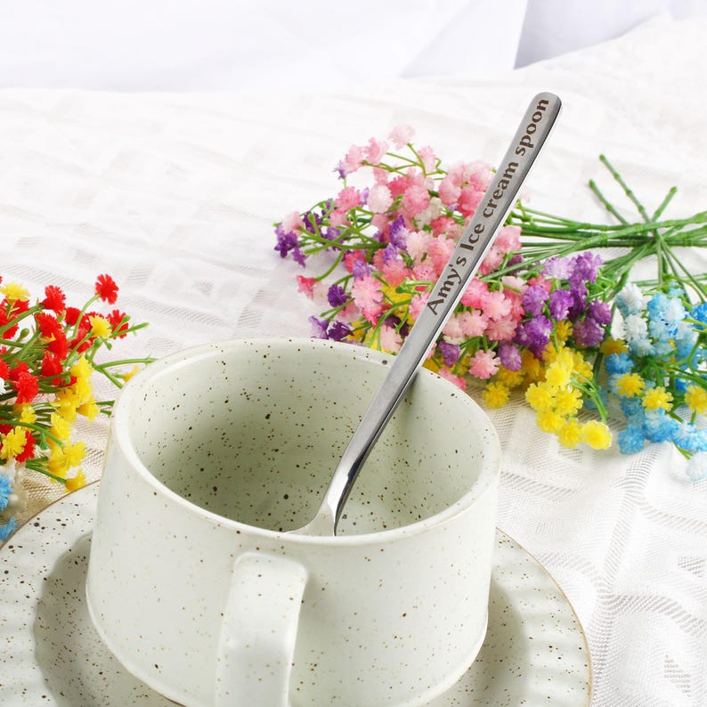 Spoon Writing Personalized Engraved Spoon: Custom Stainless Steel Gift - Etsy