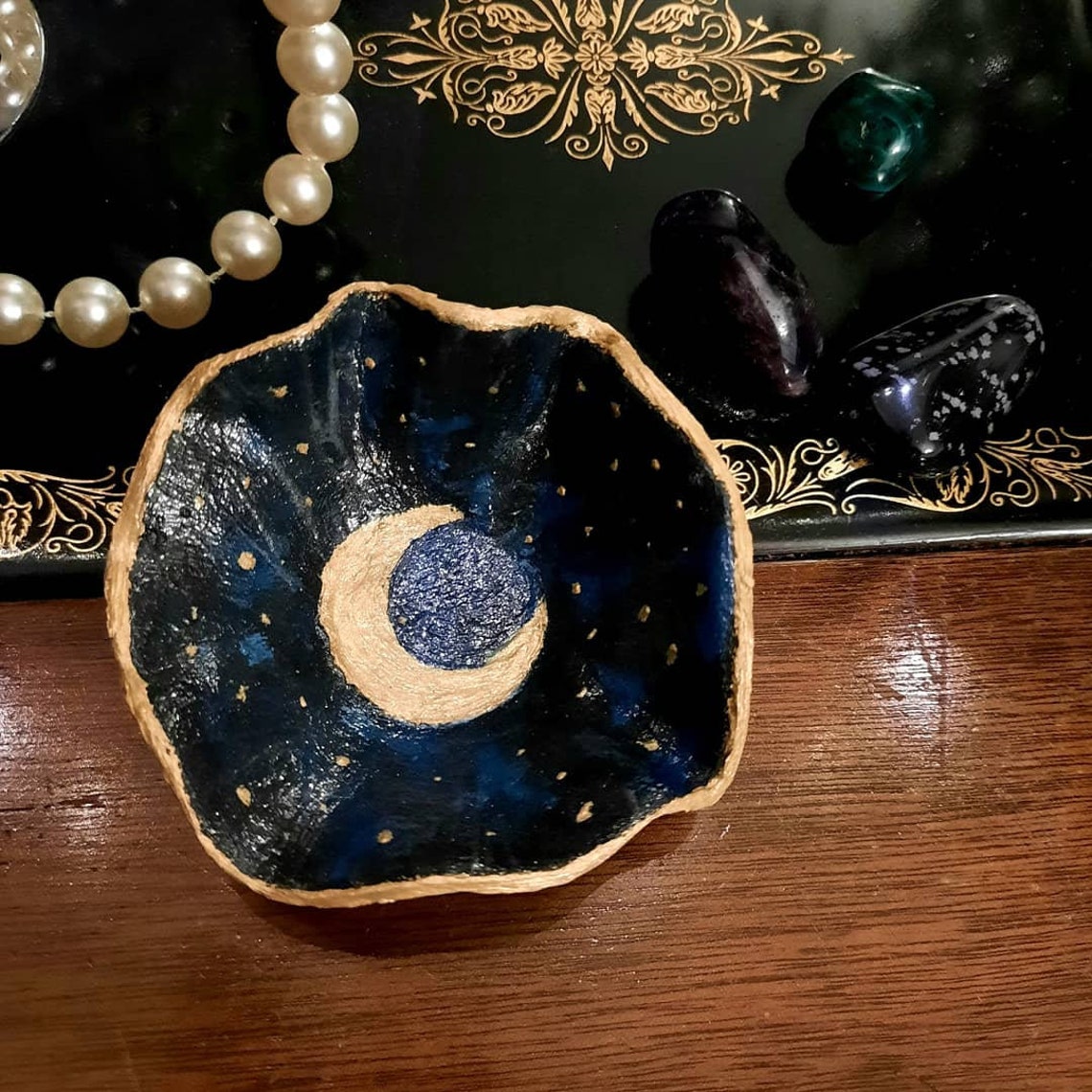 Pinch Pot Celestial Dish Moon Dish Star Dish Earring Dish - Etsy