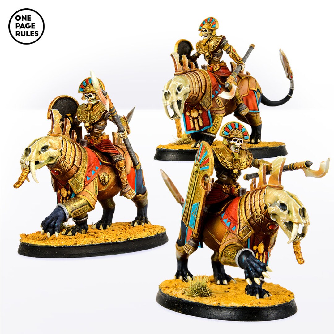 Beast Riders (lance) - Mummified Undead (3 Models) - Etsy
