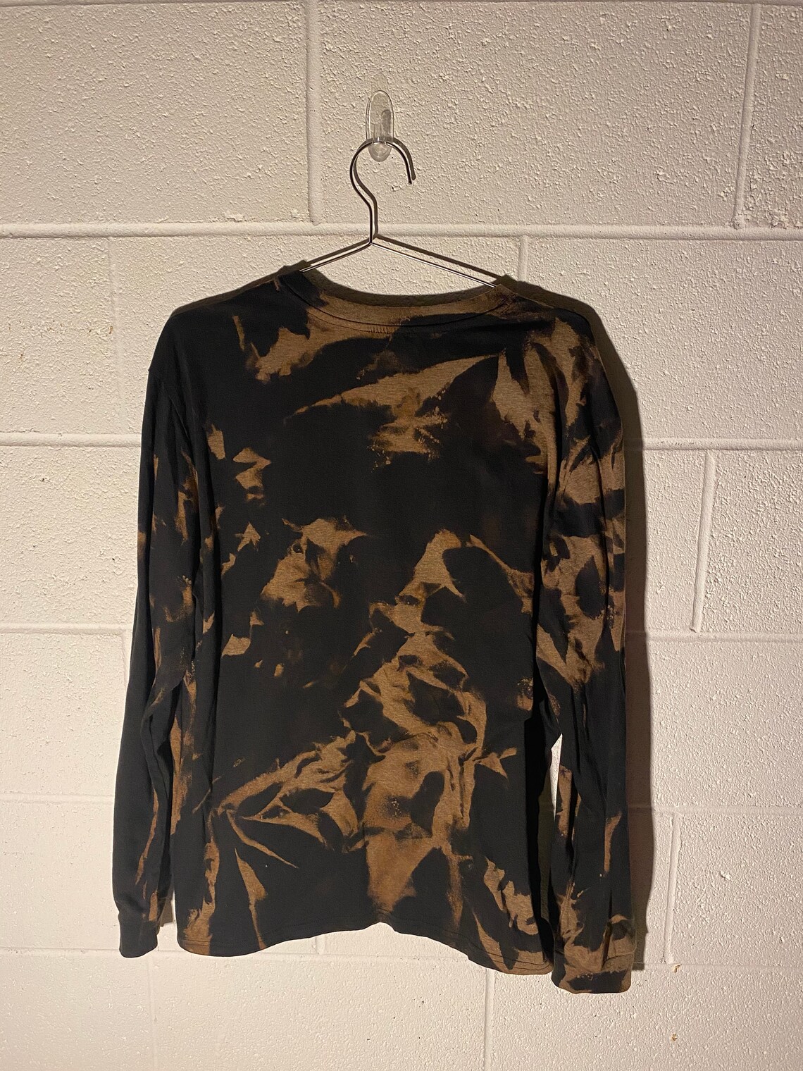 MTV bleach dye long sleeve shirt | Etsy