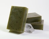 Olive Oil Aloe Soap Moisturizing Soap w Aloe Vera Extract Fresh Clean Scent Green Soap Aloe Vera Soap Bar Gender Neutral Gift
