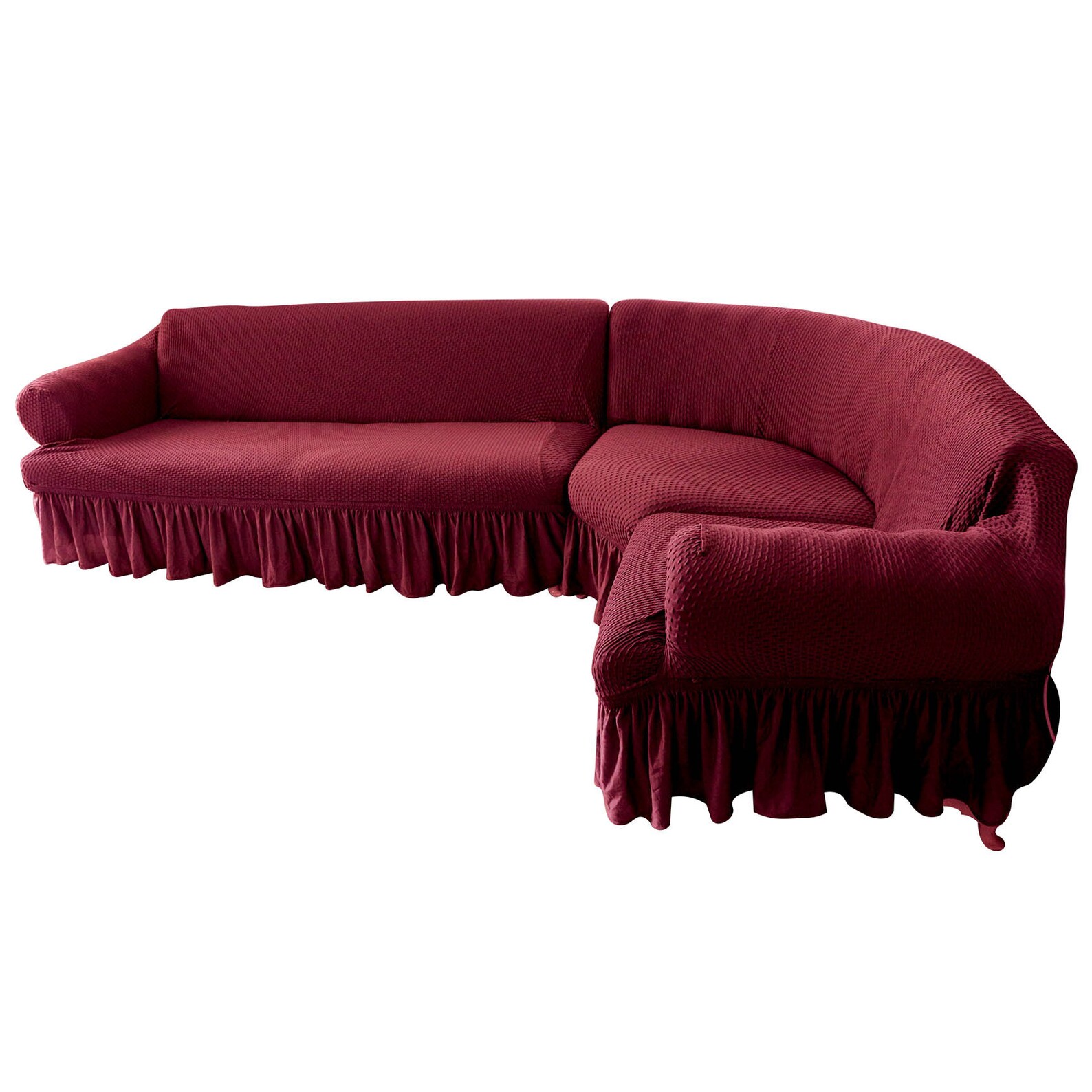 Elastic L Shape Sofa Slipcover for Livingroom Corner Sofa Etsy