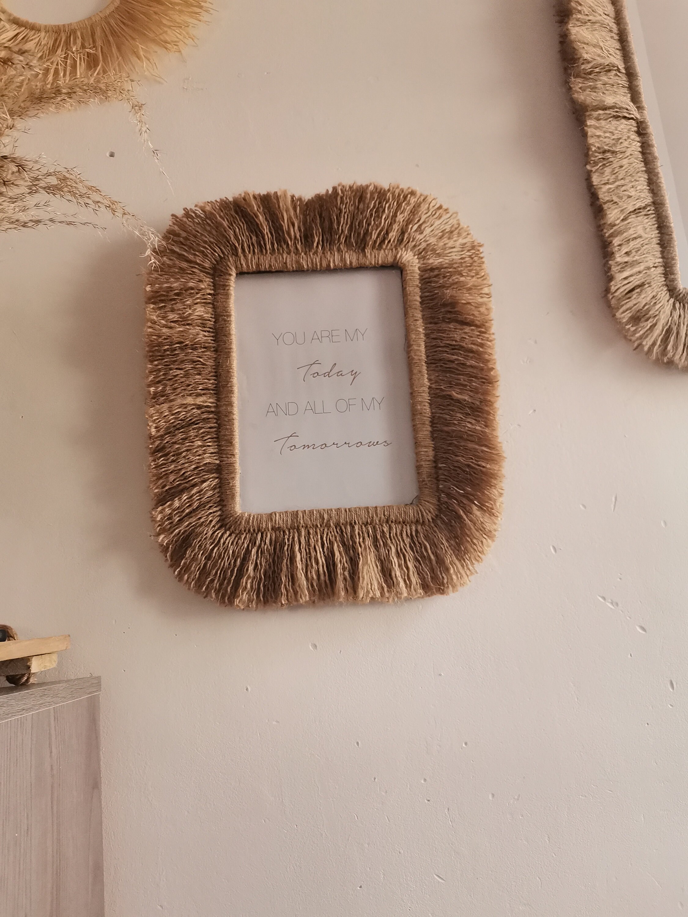 Cadre Photo Macramé Handmade