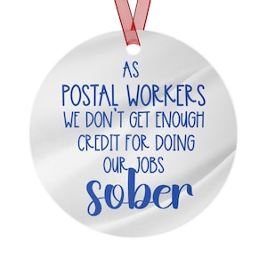 Cadeau amusant pour un employé des postes, ornement adulte pour facteur, cadeau d'employé des postes, cadeau de remerciement, cadeau de facteur, cadeau de dame de la poste