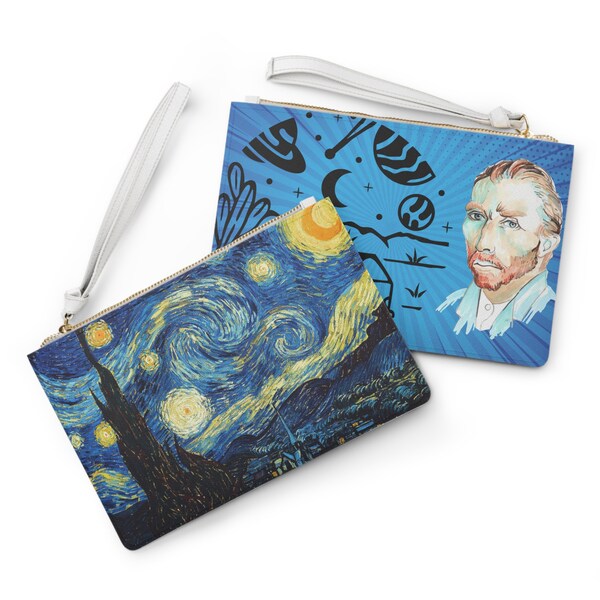 SMALL CANVAS CLUTCH A NIGHT TO REMEMBER