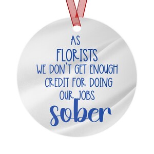 Florist Gift, Funny Florist Ornament, Flower Dealer, Florist Shop, Floral Artist, Gift for Florist