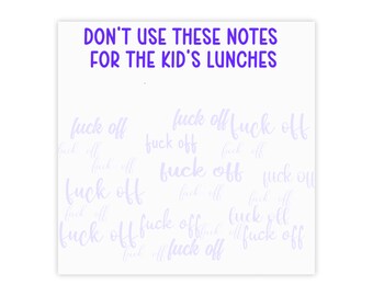Ongepaste Post-it® notitieblokken voor moeder, fuck off notes, grappige notities voor ouders, notitieblokken voor volwassenen, grappig cadeau voor verzorger, nieuwe ouders