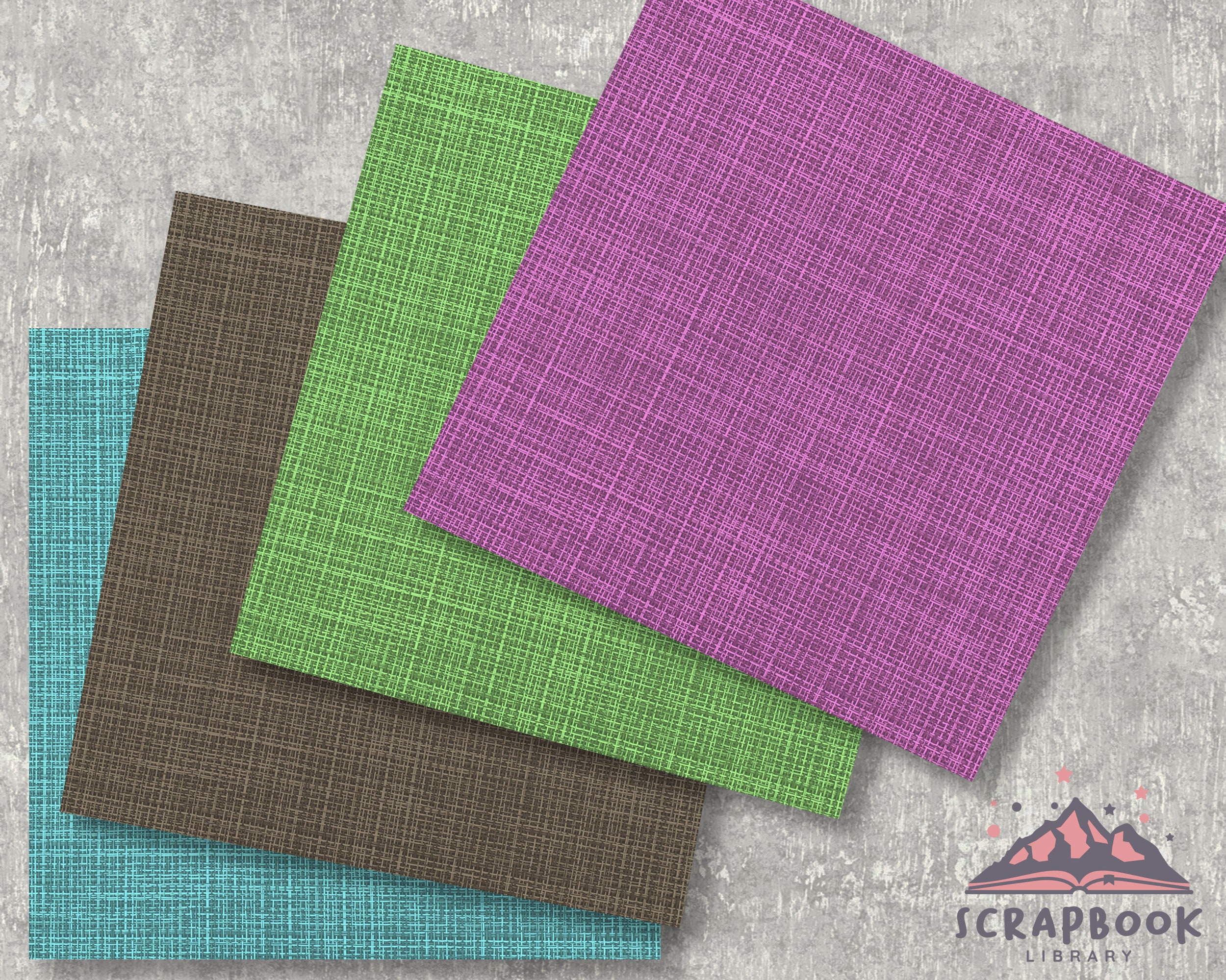 Color Linen Digital Paper,linen Pattern Paper,scrapbook Linen Paper ...