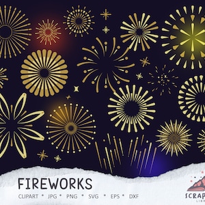 18 Fireworks clipart, Fireworks pattern, Fireworks design Svg,Dfx,Png,Digital Cutting File Graphic Design,Fireworks texture, Fireworks Shape