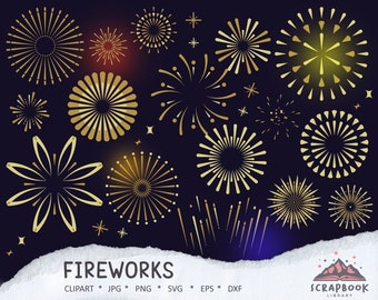 18 Fireworks clipart, Fireworks pattern, Fireworks design Svg,Dfx,Png,Digital Cutting File Graphic Design,Fireworks texture, Fireworks Shape