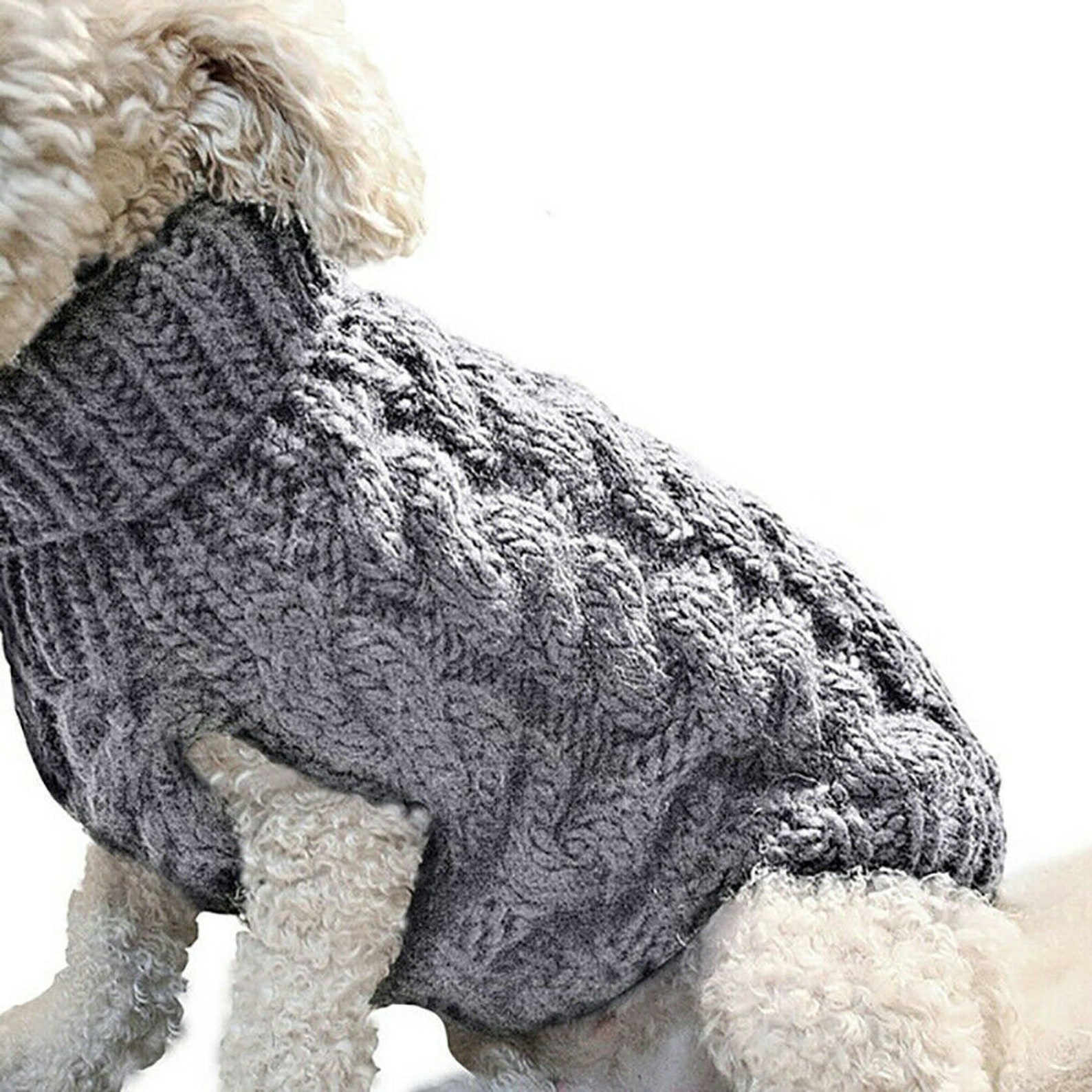 Fashion Puppy Dog Jumper Winter Warm Knitted Sweater Pet Etsy