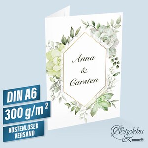 25 inviti di nozze, inviti di nozze, cerimonie di matrimonio, biglietti d'invito per celebrazioni di matrimonio, biglietti pieghevoli individuali personalizzati A6