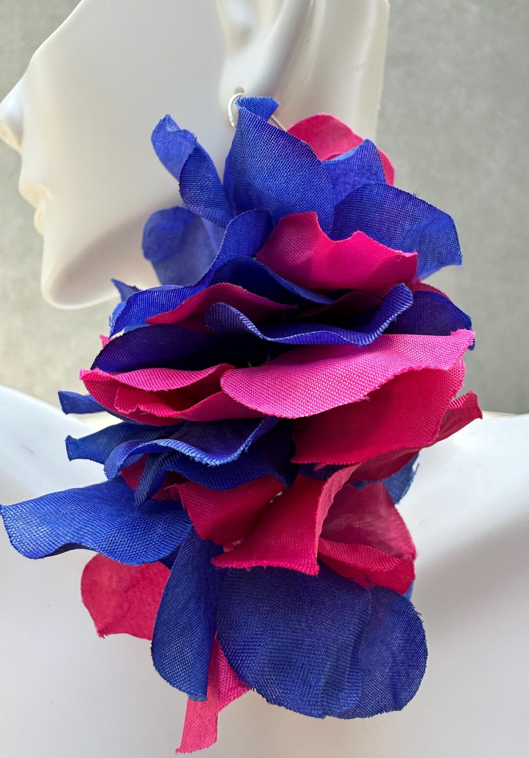 fabric flower earrings Black Friday Hot Sale