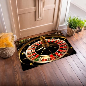 Alfombra de casino, alfombra de ruleta rápida, rueda de ruleta de casino, alfombra de ruleta de casino, alfombra de diseño, alfombra de decoración del hogar, alfombra de sala de estar, área